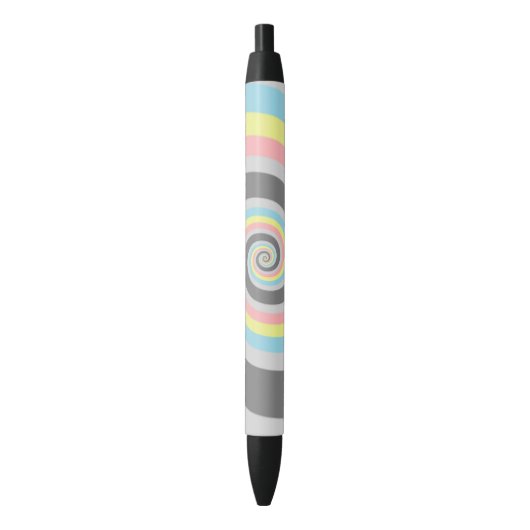 Stylo Noir Drapeau de fierté Demiflux Abstrait (devant Vertical)