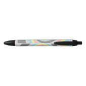 Stylo Noir Drapeau de fierté Demiflux Abstrait (Dos)
