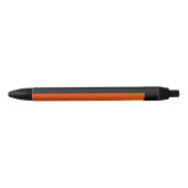 Stylo Noir Drapeau de fierté des cheveux longs (Devant)