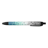 Stylo Noir Drapeau de fierté frayromantique abstrait pixelisé (Bas)