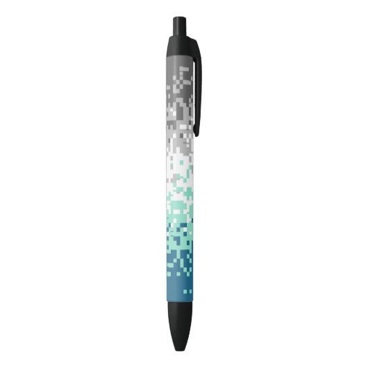 Stylo Noir Drapeau de fierté frayromantique abstrait pixelisé (Bas (Vertical))