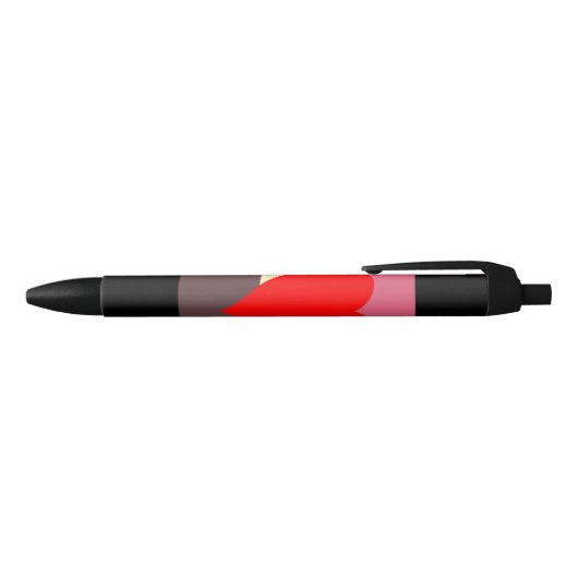 Stylo Noir Drapeau de fierté grasse (Haut)