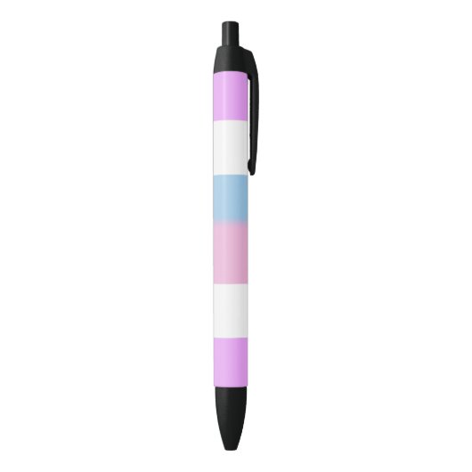 Stylo Noir Drapeau de fierté intersexe (Bas (Vertical))