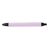 Stylo Noir Drapeau de fierté intersexe (Devant)