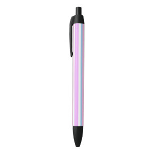 Stylo Noir Drapeau de fierté intersexe