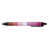 Stylo Noir Drapeau de fierté lesbienne (Origine) (Bas)