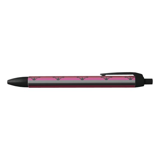 STYLO NOIR DRAPEAU DE FIERTE MUSCLE (Haut)