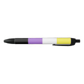 Stylo Noir Drapeau de fierté non binaire (Bas)