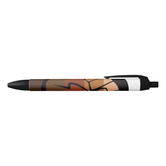 Stylo Noir Drapeau de fierté POC (Haut)