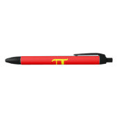 Stylo Noir Drapeau de fierté polyamoureuse (Haut)