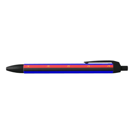Stylo Noir Drapeau de fierté polyamoureuse (Haut)