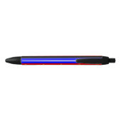 Stylo Noir Drapeau de fierté polyamoureuse (Dos)