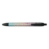 Stylo Noir Drapeau de fierté polygender pixelisé funky tripan (Dos)