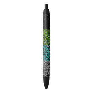Stylo Noir Drapeau de fierté Quoiromantique Abstrait Bruyant