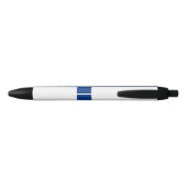 Stylo Noir Drapeau de Finlande (Dos)