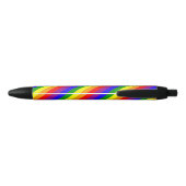 Stylo Noir Drapeau de gay pride (Dos)