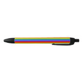 Stylo Noir Drapeau de gay pride d'arc-en-ciel de LGBT (Bas)
