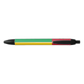 Stylo Noir Drapeau de Guinée-Bissau (Dos)