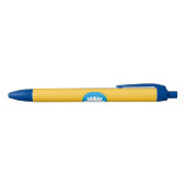 Stylo Noir Drapeau de Kalmoukie (Haut)