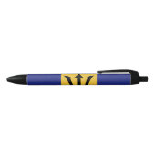 Stylo Noir Drapeau de la Barbade (Haut)