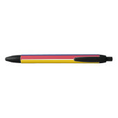 Stylo Noir Drapeau de la Colombie (Dos)