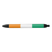 Stylo Noir Drapeau de la Côte d'Ivoire (Devant)