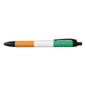 Stylo Noir Drapeau de la Côte d'Ivoire (Haut)
