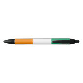 Stylo Noir Drapeau de la Côte d'Ivoire (Dos)