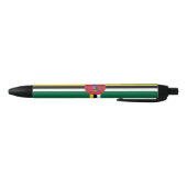 Stylo Noir Drapeau de la Dominique (Bas)