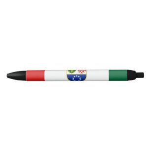 Stylo Noir Drapeau de la Fédération de Bosnie-Herzégovine