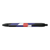 Stylo Noir Drapeau de la fierté de jeu de chiot (Dos)