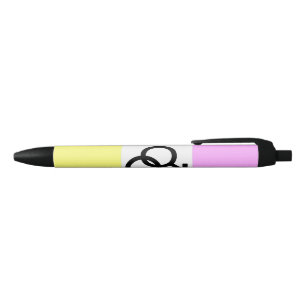 Stylo Noir Drapeau de la fierté de Twink