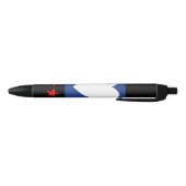 Stylo Noir Drapeau de la fierté du pied (Bas)