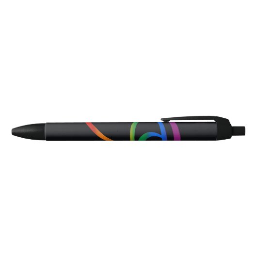 Stylo Noir Drapeau de la fierté gay goth (Haut)