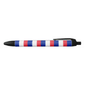 Stylo Noir Drapeau de la France (Haut)