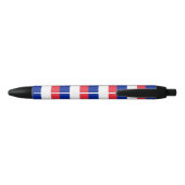 Stylo Noir Drapeau de la France (Dos)