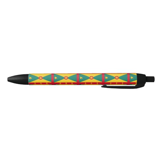 Stylo Noir Drapeau de la Grenade (Bas)
