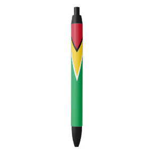Stylo Noir Drapeau de la Guyane