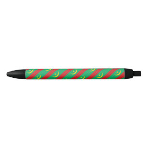 Stylo Noir Drapeau de la Mauritanie