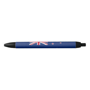Stylo Noir Drapeau de la Nouvelle-Zélande