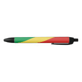 Stylo Noir Drapeau de la République du Congo (Bas)
