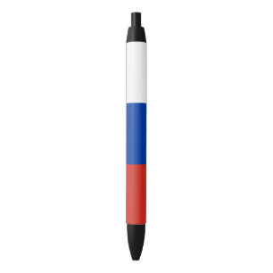 Stylo Noir Drapeau de la Russie