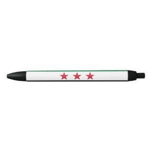 Stylo Noir Drapeau de la Syrie
