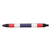Stylo Noir Drapeau de la Thaïlande (Devant)