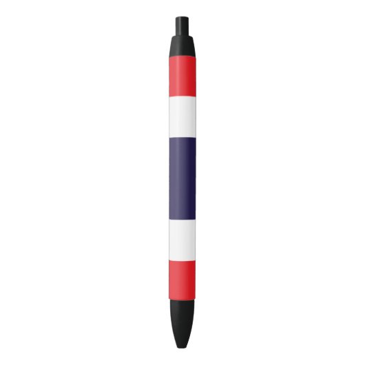 Stylo Noir Drapeau de la Thaïlande (devant Vertical)