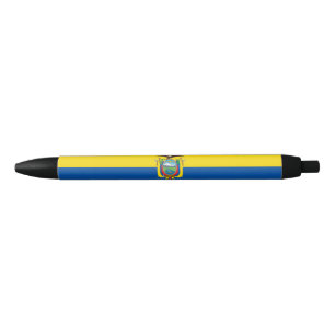 Stylo Noir Drapeau de l'Équateur