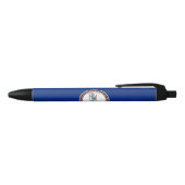 Stylo Noir Drapeau de l'État de Virginie (Haut)