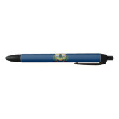 Stylo Noir Drapeau de l'État du Vermont (Bas)