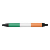 Stylo Noir Drapeau de l'Irlande (Devant)