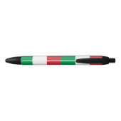 Stylo Noir Drapeau de l'Italie (Dos)
